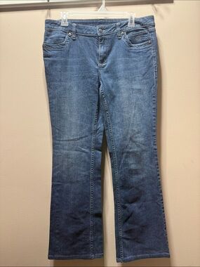 Harley-Davidson Women's Mid-Blue Flare Jeans